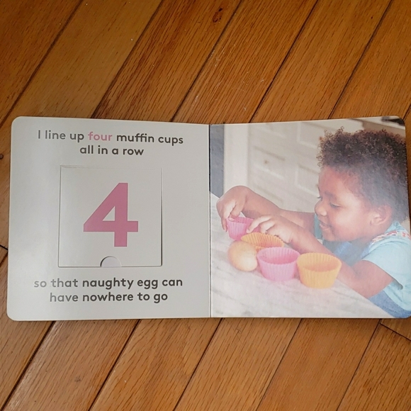 Lovevery Making Muffins Montessori Board Book - Picture 4 of 5